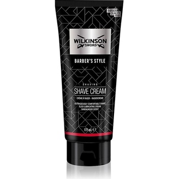 Wilkinson Sword Barbers Style Shave Cream krém na holení pro muže 177 ml