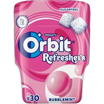 Wrigley's Orbit Refreshers žvýkačka bez cukru s ovocnou a mátovou příchutí se sladidly 30 x 67 g