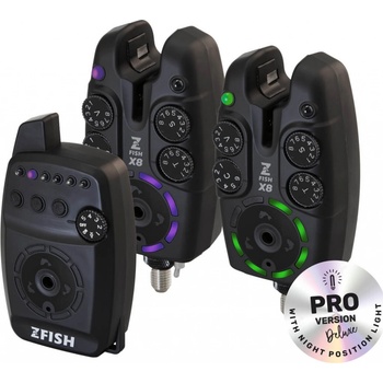 ZFISH Sada Hlásičů Bite Alarm Set Zx8 PRO 2+1