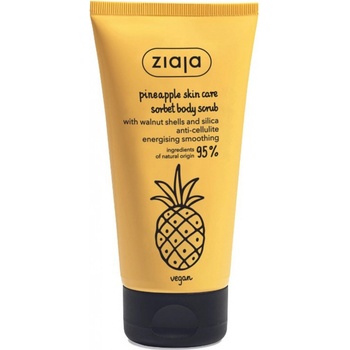 Ziaja Pineapple Body Scrub tělový peeling s anticelulitidovým účinkem 160 ml