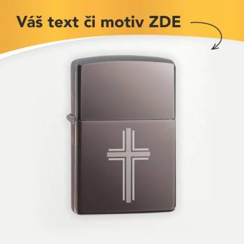 Zippo Originální benzínový černá Ice 22303