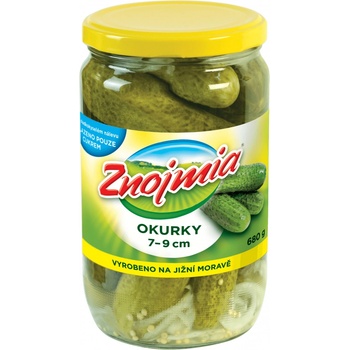 Znojmia okurky 7-9cm 680g
