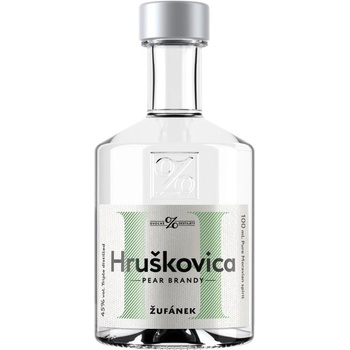 Žufánek hruškovica 45% 0,1 l (holá láhev)