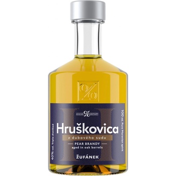 Žufánek Hruškovica z Dubového Sudu 40% 0,1 l (holá láhev)
