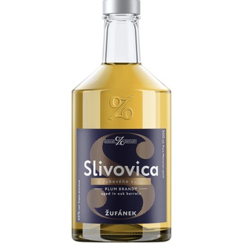 Žufánek Slivovica z Dubového Sudu 45% 0,5 l (holá láhev)