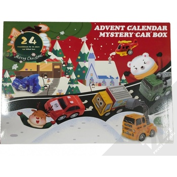 1Mcz adventní kalendář auta, 24 autíček vícebarevné (multicolored)