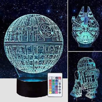 3D iluzivní noční lampa, pro chlapce a dívky, stolní lampa, 7 barev, měnící se, napájená z USB,
