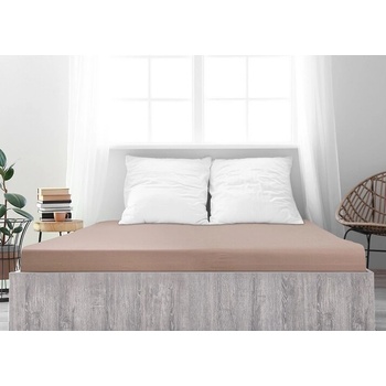 4Home jersey prostěradlo Ideál ořechové 200x200