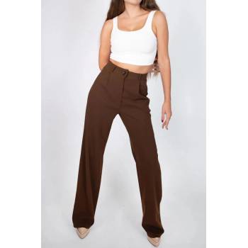 60948 Dewberry Oversize Women Trousers hnědá