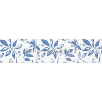 A&D Foils Deco fix GmbH Bordura papírová Kaštan modrý - šířka 5cm x délka 5m