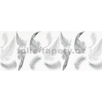 A&D Foils Deco fix GmbH Bordura papírová Peříčka - šířka 7,8cm x délka 5m