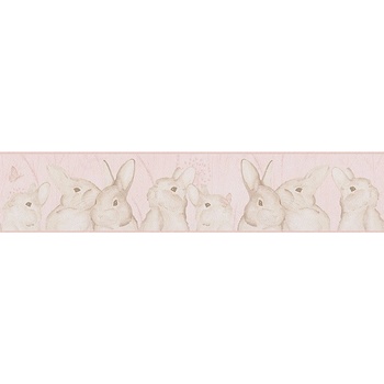 A.S. Création 303302 papírová bordura na zeď Lovely Friends 2018, rozměry 0,13 x 5 m