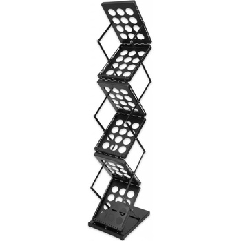 A-Z Reklama CZ Atlanta Kovový skládací perforovaný oboustranný stojan na letáky 6 x A4