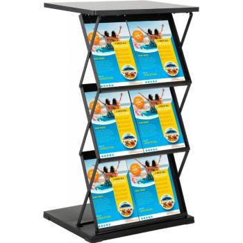 A-Z Reklama CZ Stříbrný skládací stolek 6 x A4