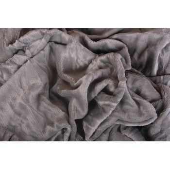 Aaryans Mikroplyšové prostěradlo světle šedé 180x200