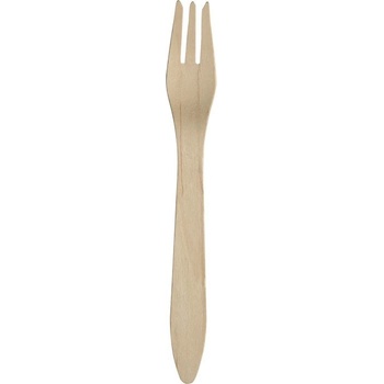 ABENA Vidlička dřevěná PREMIUM 18,2 cm
