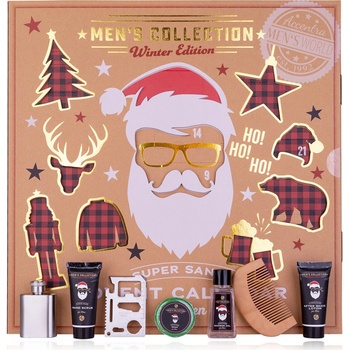 Accentra Adventní kalendář MEN'S COLLECTION WINTER EDITION v krabičce se skládacím obalem
