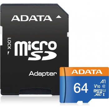 ADATA Pro microSDXC 64 GB UHS-I AUSDX64GUICL10-RA1