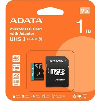 ADATA SD 1TB MicroSDXC AUSDX1TUI3V30SA2-RA1