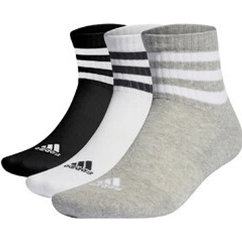 adidas Performance adidas 3 Stripes Cushioned Sportswear Low Cut Socks 3 Pairs Šedá