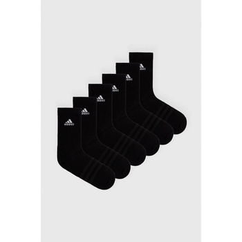 adidas ponožky Cushioned Sportswear Crew Socks 6 Pairs Black