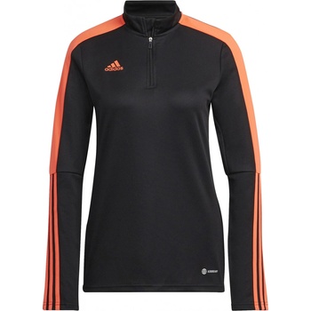 adidas Wms Tiro LS Sweater Black-App Solar Red černá