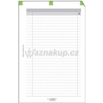 ADK náplň do diáře A6 klíčové oblasti formulář