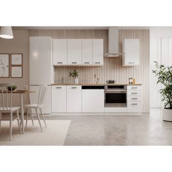 ADRK Kuchyňská sestava BUBBLE 240 cm W bílá