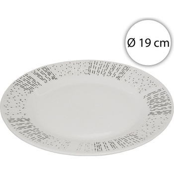 Affek Design MX9319 Porcelánový dezertní talíř kulatý 19 cm