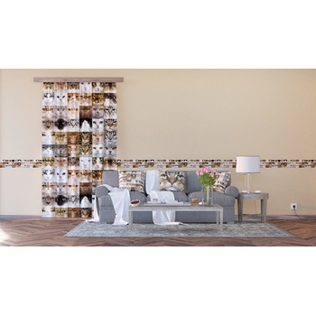 AG Design WB-8232 samolepící bordura Kočky, rozměry 0,14 x 5 m