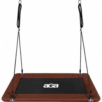 Aga Závěsný houpací obdelník Hnědý