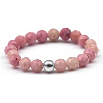 Agato Korálkový prsten s rodonitem POL R01