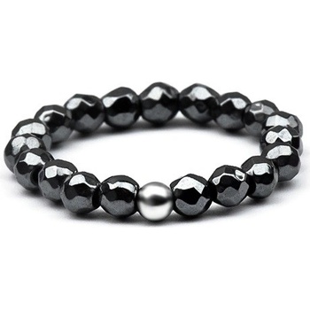 Agato prsten s hematitem POL R13