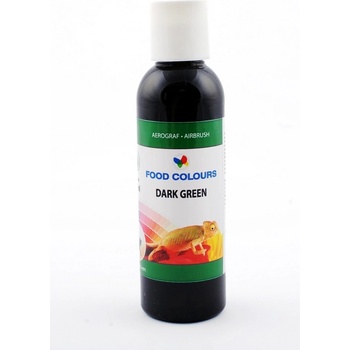 Airbrush barva tekutá Food Colours Dark Green 135 ml