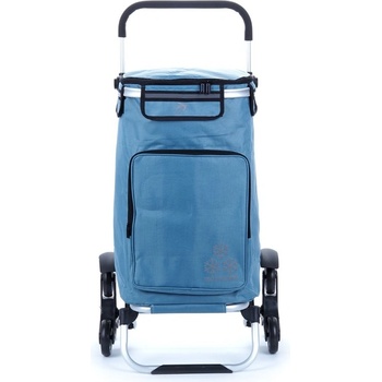 Airtex 109 Nákupní taška na kolečkách do schodů s termokapsou, modrá světle