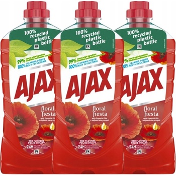 Ajax na podlahu Red Flowers 1 l