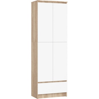 Ak furniture Rexa 60 cm dub sonoma/bílá