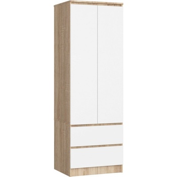 Ak furniture Star 60 cm sonoma/bílá