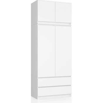 Ak furniture Star 90 cm s nástavcem bílá