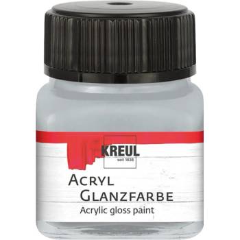 Akrylová barva 20ml lesklá stříbrná Kreul stříbrná 20ml
