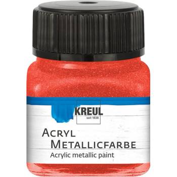 Akrylová barva 20ml metalická červená Kreul červená 20ml