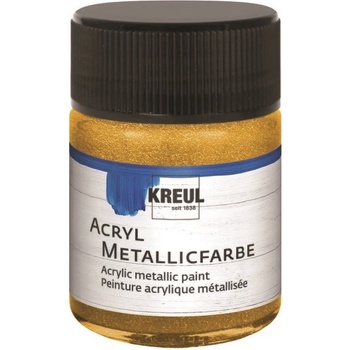 Akrylová barva metalická KREUL 50 ml zlatá