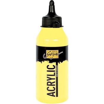 Akrylová barva umělecká SOLO GOYA 250 ml v tubě citrónová