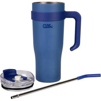 Albi nerezový termohrnek XXL 1,2 l modrý