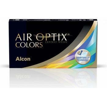 Alcon Air Optix colors Green barevné měsíční nedioptrické 2 čočky
