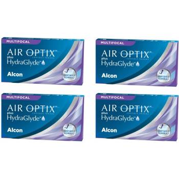 Alcon Air Optix Plus Hydraglyde Multifocal 6 čoček balení 3+1 zdarma