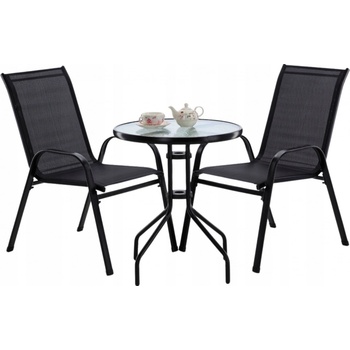 ALDOTRADE Zahradní balkónový set STELA černý