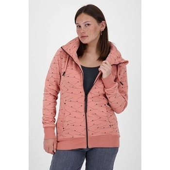 Alife and Kickin mikina VIVIANAK B Mahagonium Melange