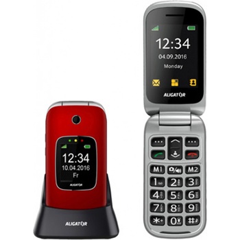 ALIGATOR V650 Senior červeno-stříbrná