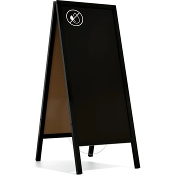 Allboards PK126BK Reklamní áčko s křídovou tabulí 150 x 61cm